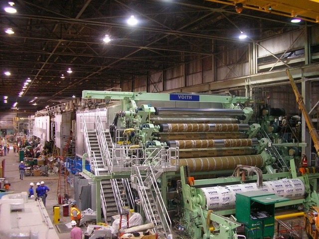 VOITH Papiermaschine in Wallula