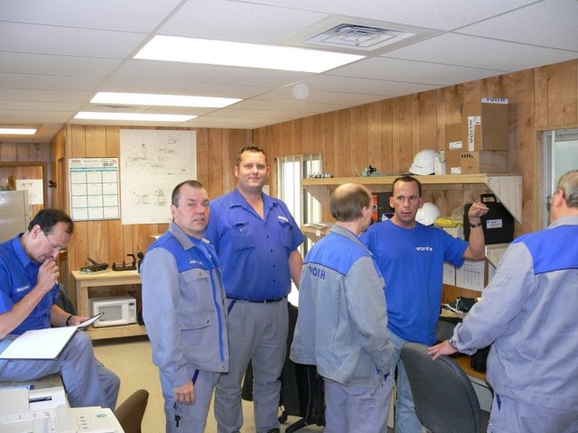 VOITH Expertenteam in Wallula